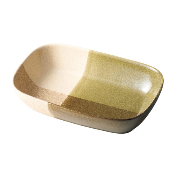 Aito Tone on Tone Square Bowl, 840 ml - Green