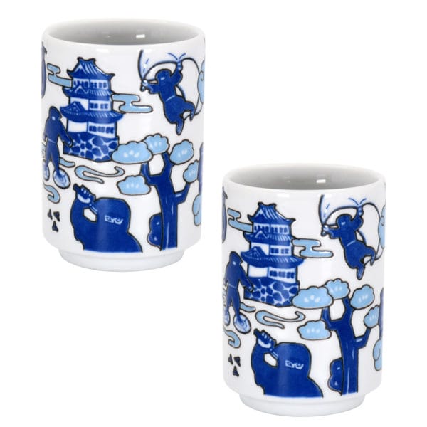 Ceramic Ai Sushi Tea Cup Set of 2 - Ninja