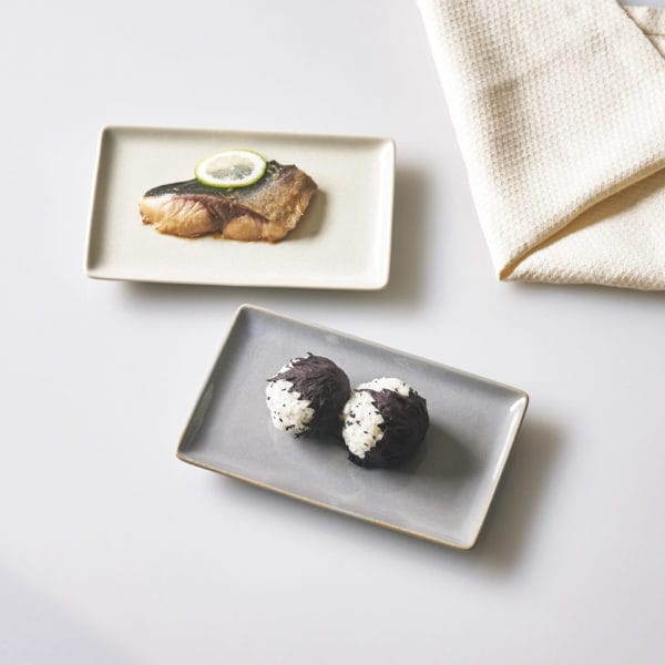 Aito Japanese Natural Colour Tray w/ Rice Ball and Salmon