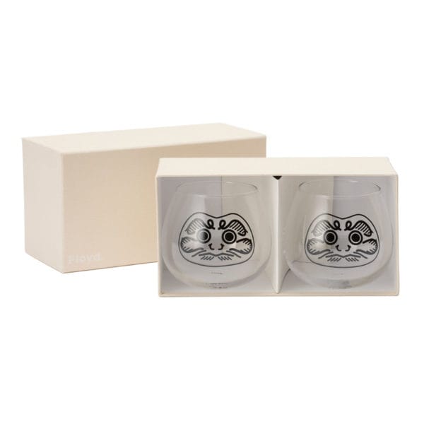 Floyd Daruma Glass (495 ml) Set of 2 - Black | Box