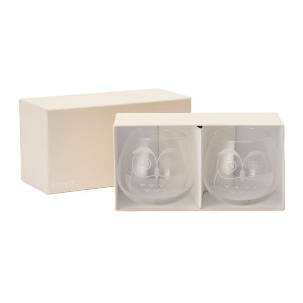 Floyd Daruma Glass (495 ml) Set of 2 - White | Box